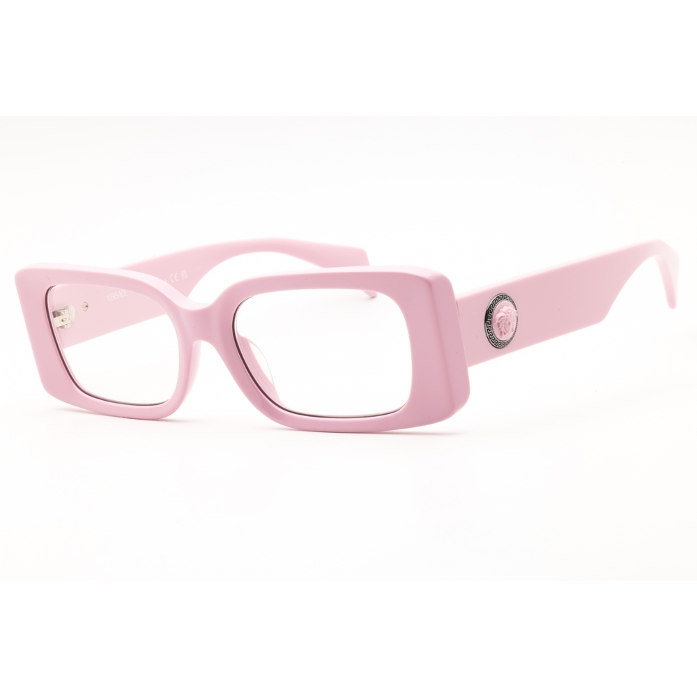 Nwt Versace Ve3362u Pink Rectangle 51mm Eyeglasses